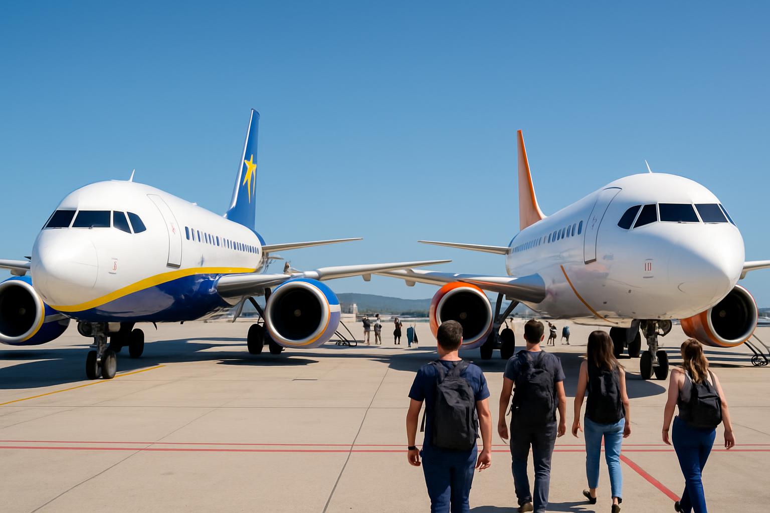 Ryanair vs easyJet 2026 – srovnání nízkonákladových aerolinek