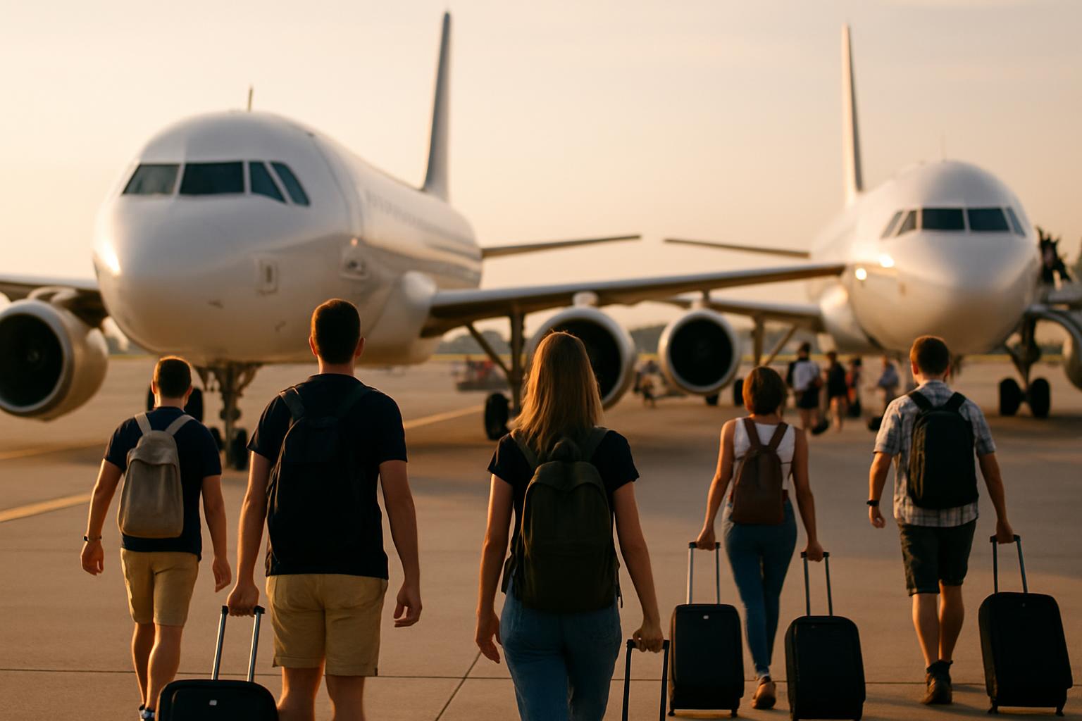 Ryanair vs Smartwings – letadla na letišti při nástupu cestujících